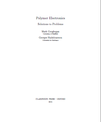 خرید و دانلود نسخه کامل کتاب Polymer Electronics Solutions Manual