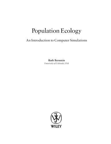 خرید و دانلود نسخه کامل کتاب Population Ecology: An Introduction to Computer Simulations_6861a058d7463.jpeg خرید و دانلود نسخه کامل کتاب Population Ecology: An Introduction to Computer Simulations