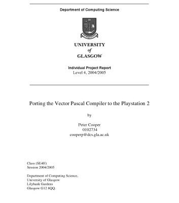 خرید و دانلود نسخه کامل کتاب Porting the Vector Pascal Compiler to the Playstation 2