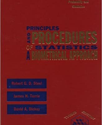 خرید و دانلود نسخه کامل کتاب Principles and Procedures of Statistics: A Biometrical Approach – Pdf