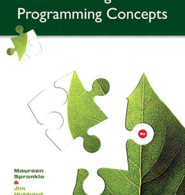 خرید و دانلود نسخه کامل کتاب Problem Solving and Programming Concepts, 9th Edition