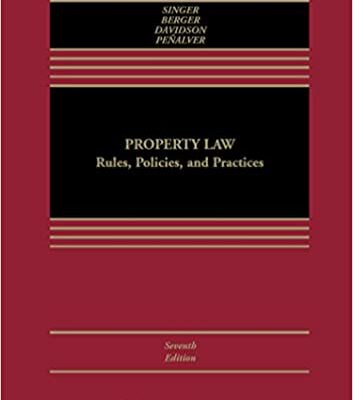 خرید و دانلود نسخه کامل کتاب Property Law: Rules, Policies, and Practices (7th Edition) – + Pdf