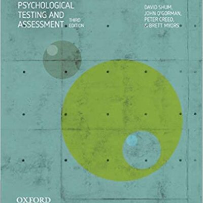 خرید و دانلود نسخه کامل کتاب Psychological Testing and Assessment (3rd Edition) BY Shum – Pdf