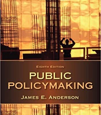خرید و دانلود نسخه کامل کتاب Public Policymaking (8th Edition) –  pdf