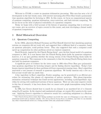 خرید و دانلود نسخه کامل کتاب Quantum Information Processing: Lecture Notes