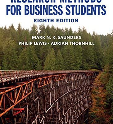 خرید و دانلود نسخه کامل کتاب Research Methods for Business Students (8th Edition)-  PDF