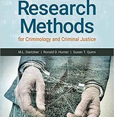 خرید و دانلود نسخه کامل کتاب Research Methods for Criminology and Criminal Justice 4th Edition