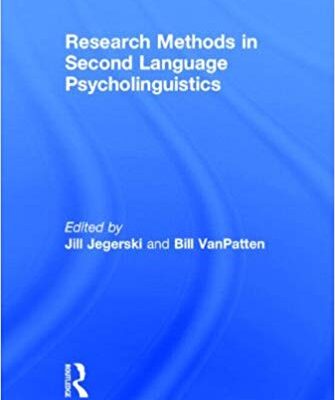 خرید و دانلود نسخه کامل کتاب Research Methods in Second Language Psycholinguistics (Second Language Acquisition Research Series)