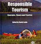 خرید و دانلود نسخه کامل کتاب Responsible tourism : concepts, theory and practice –  PDF