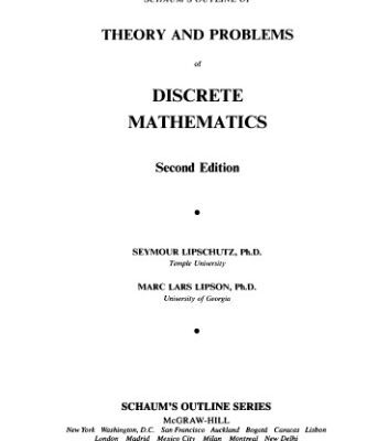 خرید و دانلود نسخه کامل کتاب Schaum’s Outline of Discrete Maths