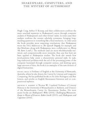 خرید و دانلود نسخه کامل کتاب Shakespeare, Computers, and the Mystery of Authorship