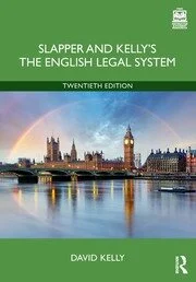 خرید و دانلود نسخه کامل کتاب Slapper and Kelly’s The English Legal System ( 20th Edition) – Pdf