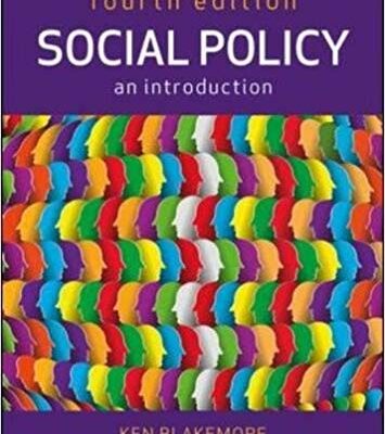 خرید و دانلود نسخه کامل کتاب Social Policy: An Introduction 4th Edition