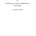 خرید و دانلود نسخه کامل کتاب [Solutions Manual]The Elements of Advanced Mathematics (4th Edition) – Pdf