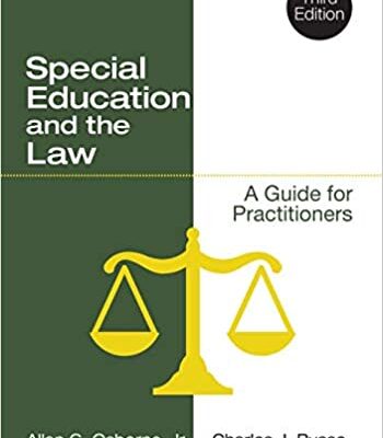 خرید و دانلود نسخه کامل کتاب Special Education and the Law: A Guide for Practitioners (3rd Edition) – PDF