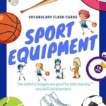 خرید و دانلود نسخه کامل کتاب Sports equipment Flashcards vocabulary for Kids : Flashcards of sports equipment for Kids and Preschools for Learning & Skill Development –  +  PDF