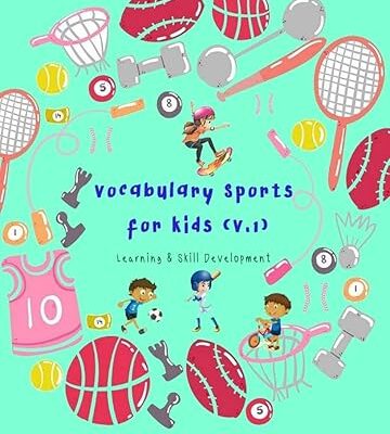 خرید و دانلود نسخه کامل کتاب Sports Flashcards vocabulary for Kids (Volume 1): Flash cards of sports for Kids and Preschools for Learning & Skill Development –  +  PDF