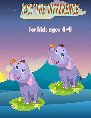 خرید و دانلود نسخه کامل کتاب Spot the difference for kids ages 4-6: Picture Puzzles for Kids – Search – find the differences – What’s Different – + PDF