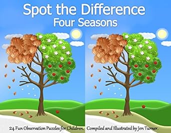خرید و دانلود نسخه کامل کتاب Spot The Difference – Four Seasons – + PDF