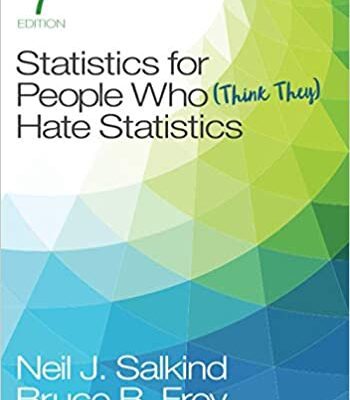 خرید و دانلود نسخه کامل کتاب Statistics for People Who (Think They) Hate Statistics (7th Edition) –  +  pdf