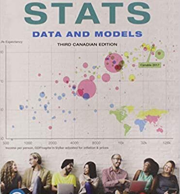 خرید و دانلود نسخه کامل کتاب STATS: DATA AND MODELS, THIRD CANADIAN EDITION