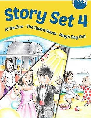 خرید و دانلود نسخه کامل کتاب Story Set 4. Level 1. Books 10-12 (Lee Family Series Book 40) –  PDF