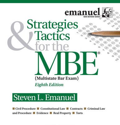 خرید و دانلود نسخه کامل کتاب Strategies & Tactics for the MBE (Emanuel Bar Review Series) (8th Edition) –  +  Pdf