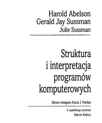 خرید و دانلود نسخه کامل کتاب Struktura i interpretacja programów komputerowych