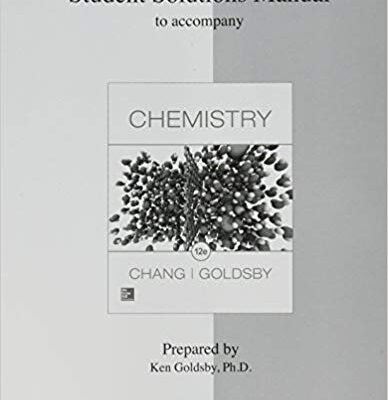 خرید و دانلود نسخه کامل کتاب Student Solutions Manual for Chemistry + test bank (12th Edition)