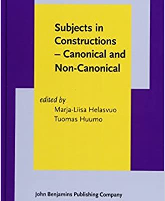 خرید و دانلود نسخه کامل کتاب Subjects in Constructions – Canonical and Non-Canonical –  Pdf