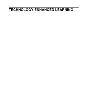 خرید و دانلود نسخه کامل کتاب Technology Enhanced Learning: IFIP TC3 Technology Enhanced Learning Workshop (Tel’04), World Computer Congress, August 22-27, 2004, Toulouse, France (IFIP … Federation for Information Processing)