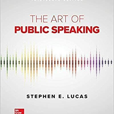 خرید و دانلود نسخه کامل کتاب The Art of Public Speaking (13th Edition) [2019] –  PDF