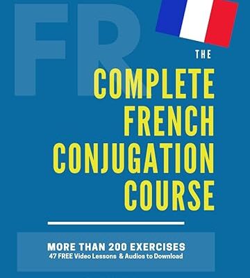 خرید و دانلود نسخه کامل کتاب The Complete French Conjugation Course: Master the French Conjugation in One book! –  Pdf