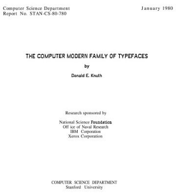 خرید و دانلود نسخه کامل کتاب The Computer Modern family of typefaces