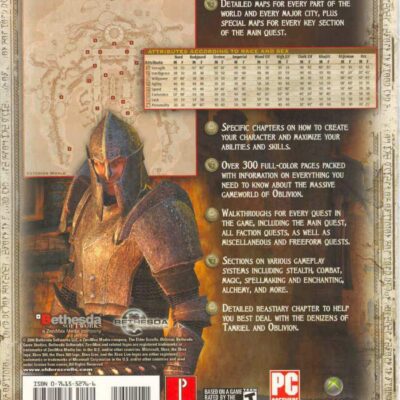 خرید و دانلود نسخه کامل کتاب The Elder Scrolls IV: Oblivion — Revised & Expanded (Xbox360, PC) (Prima Official Game Guide)