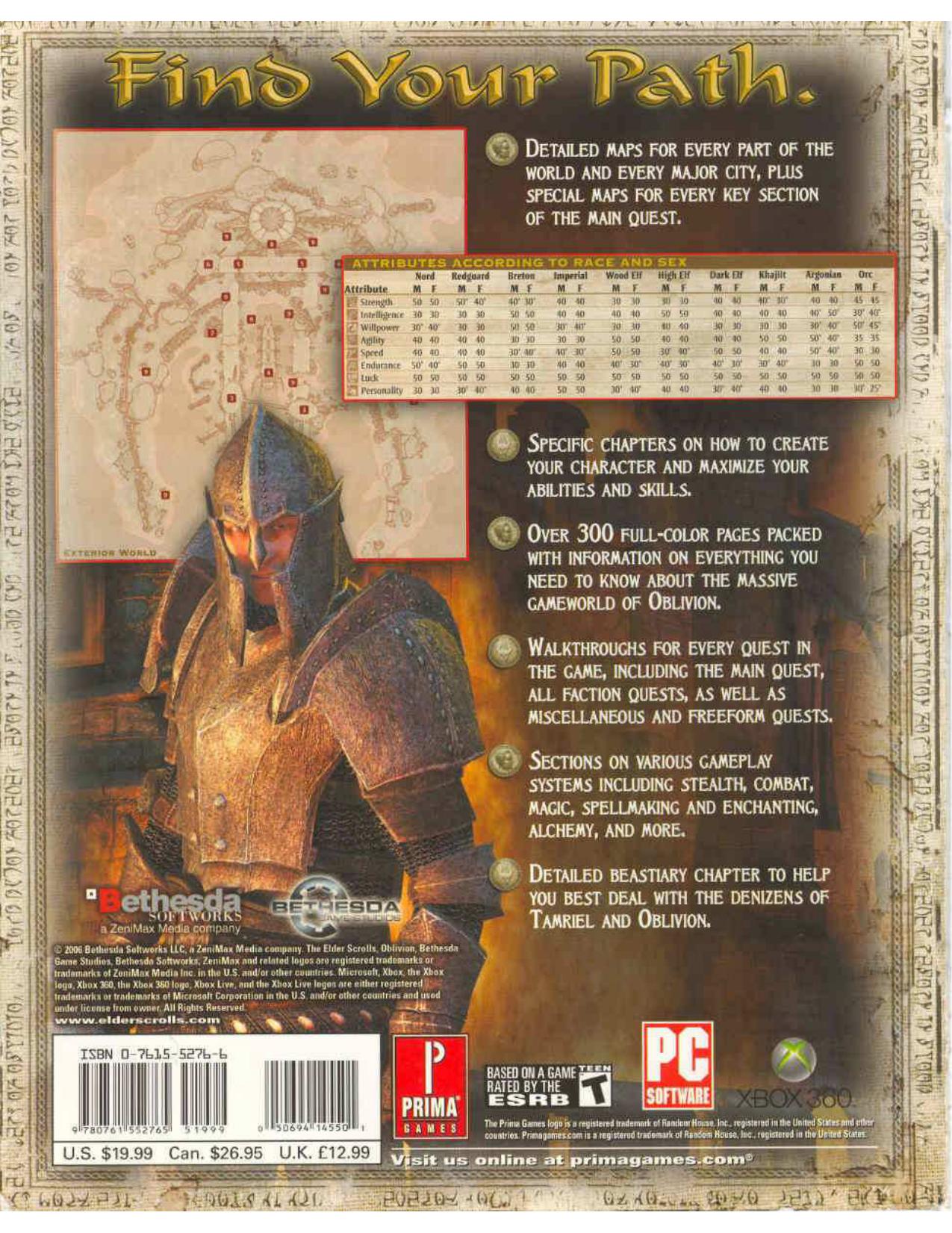 خرید و دانلود نسخه کامل کتاب The Elder Scrolls IV: Oblivion — Revised & Expanded (Xbox360, PC) (Prima Official Game Guide)_6861aab971e37.jpeg خرید و دانلود نسخه کامل کتاب The Elder Scrolls IV: Oblivion — Revised & Expanded (Xbox360, PC) (Prima Official Game Guide)