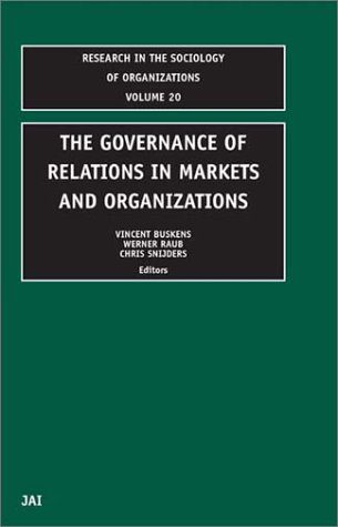 خرید و دانلود نسخه کامل کتاب The Governance of Relations in Markets and Organizations, Volume 20 – PDF_683b8899cfc9d.jpeg خرید و دانلود نسخه کامل کتاب The Governance of Relations in Markets and Organizations, Volume 20 – PDF