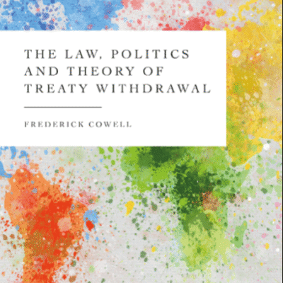 خرید و دانلود نسخه کامل کتاب The Law, Politics and Theory of Treaty Withdrawal –  PDF