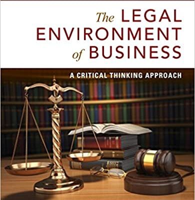 خرید و دانلود نسخه کامل کتاب The Legal Environment of Business: A Critical Thinking Approach (8th Edition) – + pdf