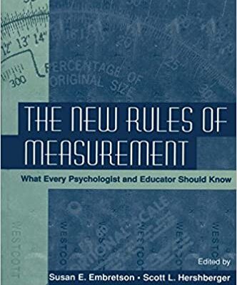 خرید و دانلود نسخه کامل کتاب The New Rules of Measurement: What Every Psychologist and Educator Should Know –  +  Pdf