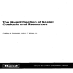 خرید و دانلود نسخه کامل کتاب The Quantification of Social Contacts and Resources –  PDF