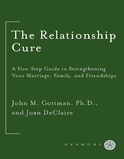 خرید و دانلود نسخه کامل کتاب The Relationship Cure: A 5 Step Guide to Strengthening Your Marriage, Family, and Friendships – + PDF
