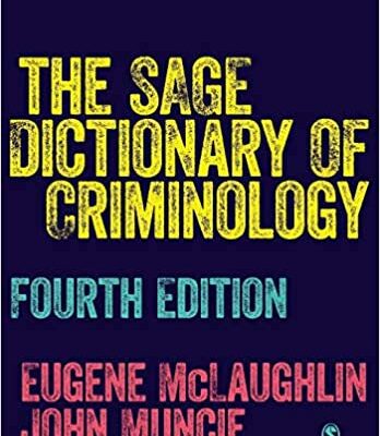 خرید و دانلود نسخه کامل کتاب The SAGE Dictionary of Criminology (4th Edition) – Pdf