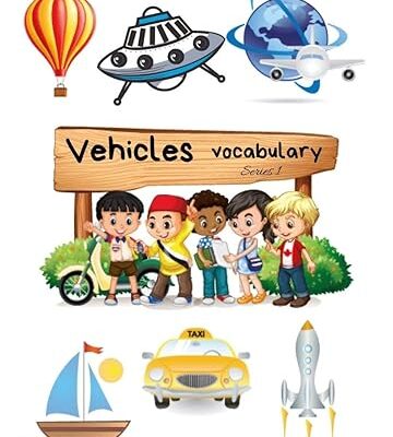 خرید و دانلود نسخه کامل کتاب The vocabulary Cards of Vehicles : Learning & Skill development for Kid and Preschool, it enhances concentration and imagination with a cute picture more than 40 pics. (Series 1) –  +  PDF