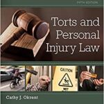 خرید و دانلود نسخه کامل کتاب Torts and Personal Injury Law (5th Edition) –  PDF
