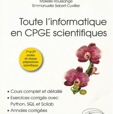 خرید و دانلود نسخه کامل کتاب Toute l’infomatique en CPGE scientifiques