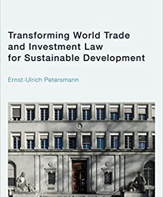 خرید و دانلود نسخه کامل کتاب Transforming World Trade and Investment Law for Sustainable Development –  +  Pdf