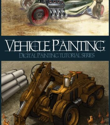خرید و دانلود نسخه کامل کتاب Vechicle Painting – Digital Painting Tutorial Series