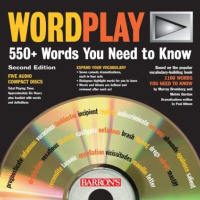 خرید و دانلود نسخه کامل کتاب WordPlay: 550+ Words You Need to Know Audio Book – PDF
