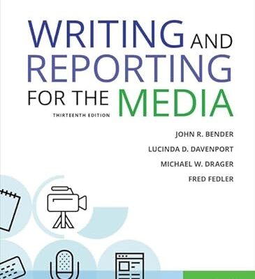 خرید و دانلود نسخه کامل کتاب Writing & Reporting for the Media (13th Edition) –  +  Pdf